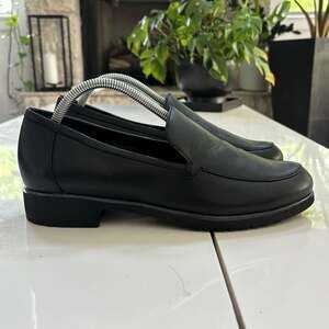 Munro Giselle Black Leather Loafers Size 10W